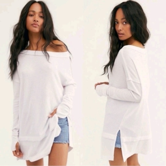 Free People Long Sleeve Thermal Top - Picture 5 of 9